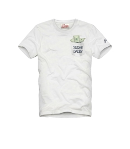 Mc2 Saint Barth - T-Shirt - austin cotton t-shirt with sugar daddy print