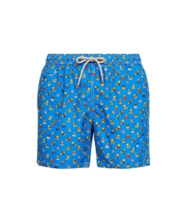 Mc2 Saint Barth - Costumi - costume mare lighting micro celeste con stampa ducky soccer