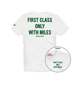 Mc2 Saint Barth - T-Shirt - t-shirt portland bianca con ricamo first class