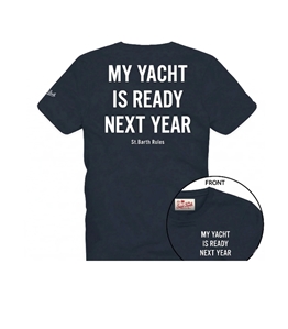 Mc2 Saint Barth - T-Shirt - maglia portland blu stampa my yacht