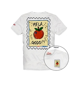 Mc2 Saint Barth - T-Shirt - t-shirt portland bianca con ricamo mela godo