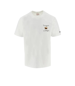 Mc2 Saint Barth - T-Shirt - t-shirt portofino bianco con ricamo correggimi se sbaglio