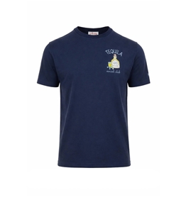 Mc2 Saint Barth - T-Shirt - portofino cotton jersey t-shirt with social tequila embroidery