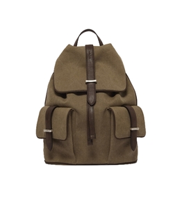Orciani - Zaino - jones safari backpack in canvas and leather