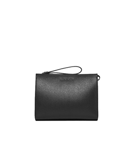 Orciani - Pochette - micron leather pouch with wrist