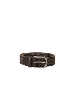 Orciani - Belts - range elast stretch belt in cotton and leather