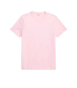 POLO RALPH LAUREN - T-Shirt - custom slim-fit jersey t-shirt in garden pink
