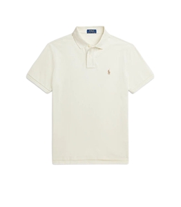 POLO RALPH LAUREN - Polo - iconica polo in piqué bianco crema