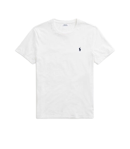 POLO RALPH LAUREN - T-Shirt - custom slim-fit jersey t-shirt white