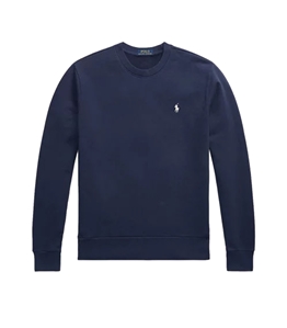 POLO RALPH LAUREN - Felpe - felpa in cotone loopback blu navy