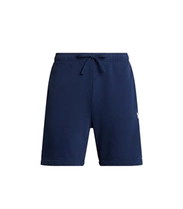 POLO RALPH LAUREN - Shorts - cruise navy blue loopback fleece shorts
