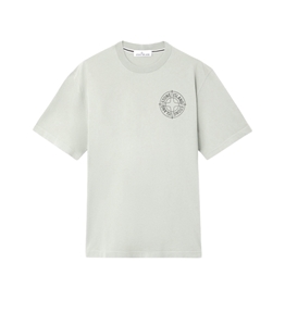 Stone Island - T-Shirt - organic cotton jersey salvia