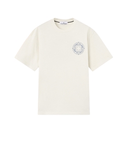 Stone Island - T-Shirt - organic cotton jersey avorio