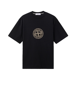 Stone Island - T-Shirt - organic cotton jersey black