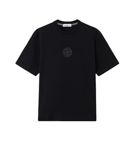 Stone Island - T-Shirt - organic cotton jersey nero