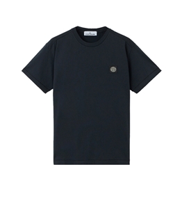 Stone Island - T-Shirt - 60/2 cotton jersey blu