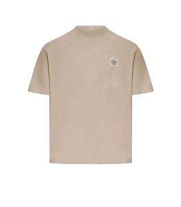 Stone Island - T-Shirt - combed organic cotton jersey desert