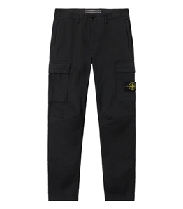 Stone Island - Pantaloni - supima cotton twill stretch-tc nero