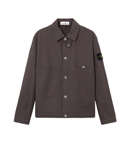 Stone Island - Giubbotti - cotton canvas antracite
