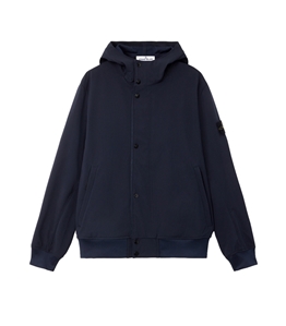 Stone Island - Giubbotti - light soft shell-r e.dye technology in recycled polyester blu