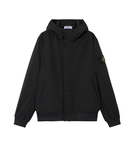 Stone Island - Giubbotti - light soft shell-r e.dye technology in recycled polyester nero