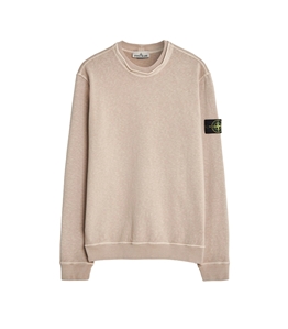 Stone Island - Felpe - malfile fleece old effect desert