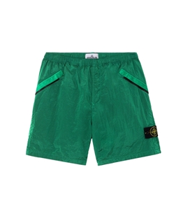Stone Island - Shorts - nylon metal in econyl malachite
