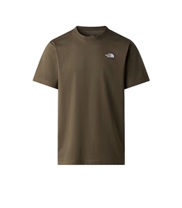 The North Face - T-Shirt - t-shirt evolution simple dome regular new taupe green