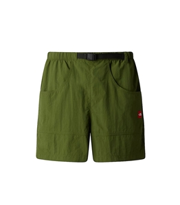 The North Face - Shorts - pantaloncini in nylon con cintura red box unisex woodland green