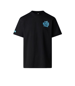 The North Face - T-Shirt - drip logo relaxed t-shirt with tnf black graphics
