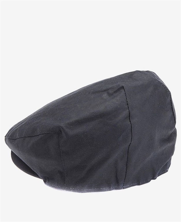 WAX FLAT CAP NAVY Barbour Hats