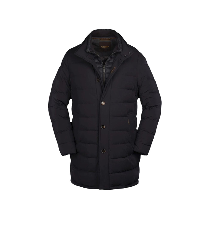 MoORER - Giubbotti - CAPPOTTO MONOPETTO BLU SCURO