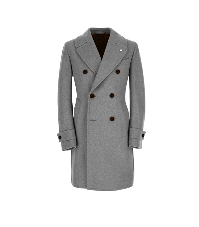 L.B.M.1911 - Cappotti - CAPPOTTO CHESTERFIELD LANA GRIGIO