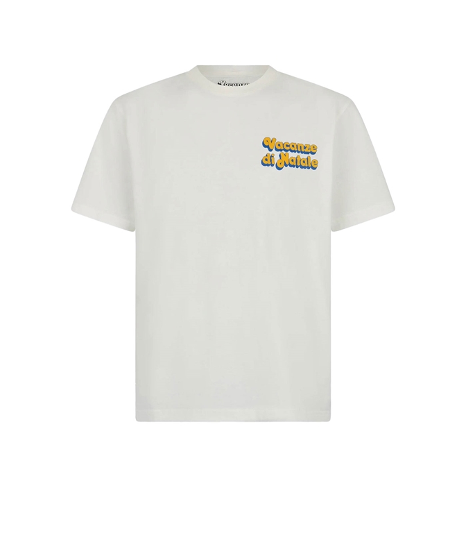Mc2 Saint Barth - T-Shirt - T-SHIRT IN COTONE PESANTE ARNOTT CON VACANZE DI NATALE LOCANDINA