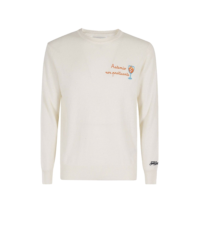 Mc2 Saint Barth - Maglie - MAGLIA HERON LIGHT CON STAMPA ASTEMIO NON PRATICANTE