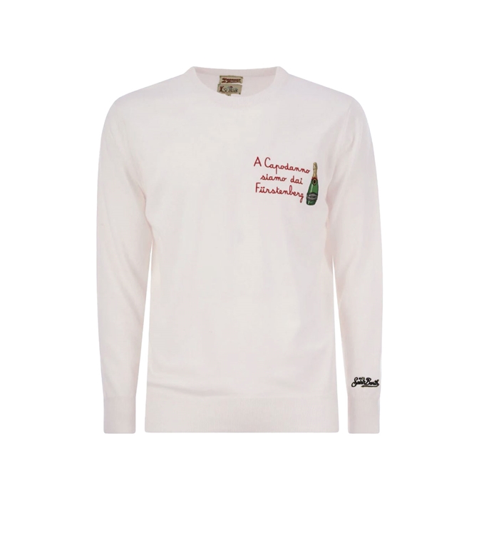 Mc2 Saint Barth - Maglie - MAGLIA HERON LIGHT CAPODANNO BIANCO