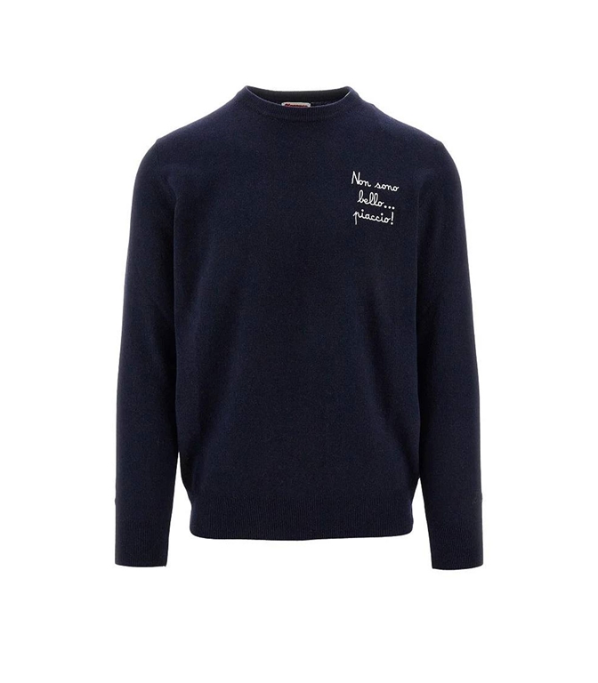 Mc2 Saint Barth - Maglie - MAGLIA HERON LIGHT CON STAMPA NON SONO BELLO BLU