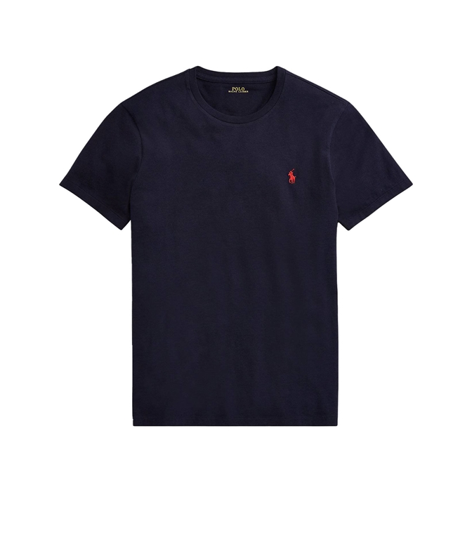 POLO RALPH LAUREN - T-Shirt - CUSTOM SLIM-FIT JERSEY T-SHIRT INK