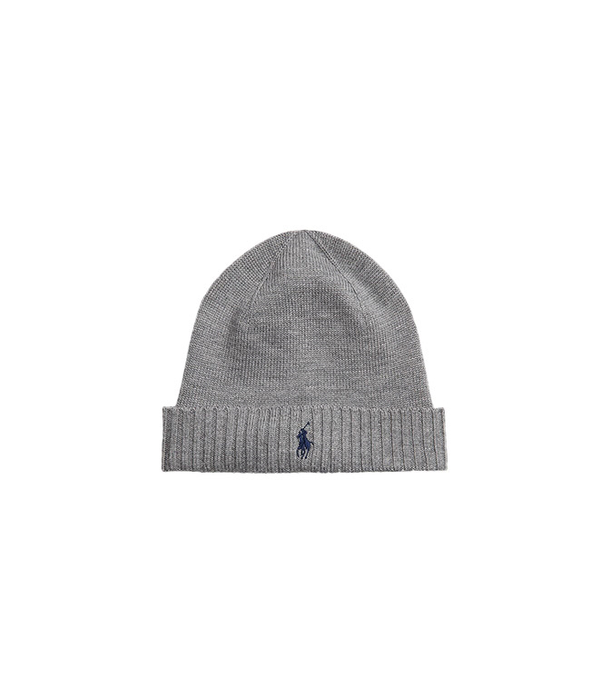 POLO RALPH LAUREN - Hats - HEATHER GREY WOOL HAT