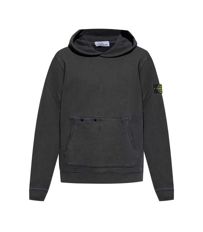 Stone Island - Felpe - FELPA CON APPLICAZIONE COMPASS NERO