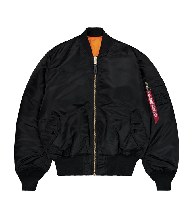 Alpha Industries - Giubbotti - MA-1 HERITAGE BOMBER JACKET BLACK