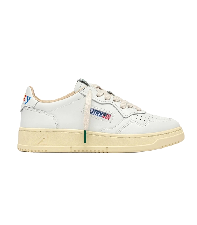 Autry - Scarpe - Sneakers - MEDALIST LOW IN PELLE BIANCA