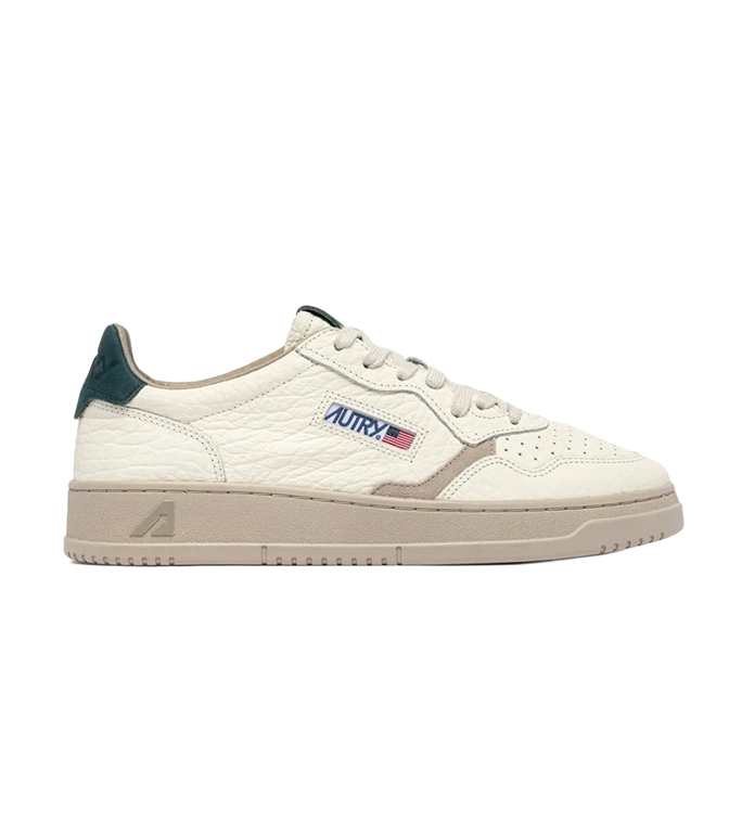 Autry - Footwear - MEDALIST LOW IN FEATHER GRAY AND DARK SEA LEATHER