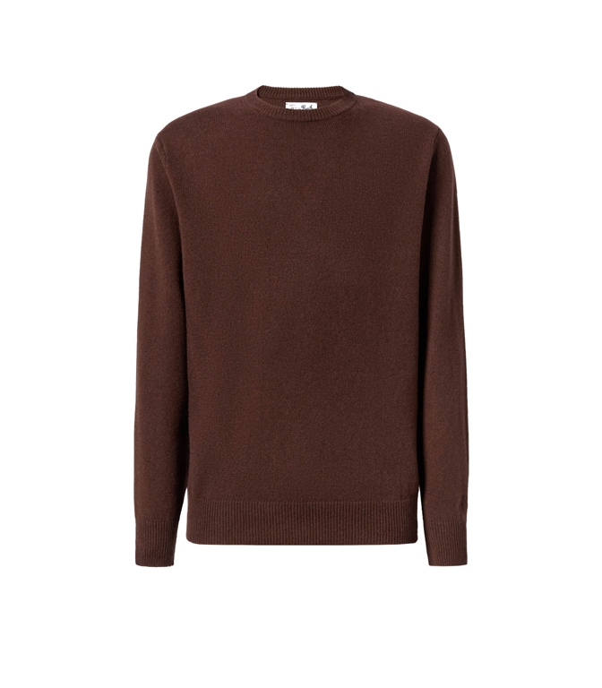 Mc2 Saint Barth - Maglie - MAGLIONE REGENT LAMBSWOOL MARRONE