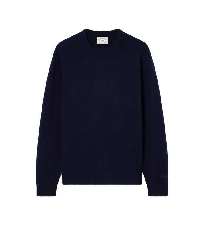 Mc2 Saint Barth - Maglie - MAGLIA GIROCOLLO REGENT BLU NAVY IN LAMBSWOOL