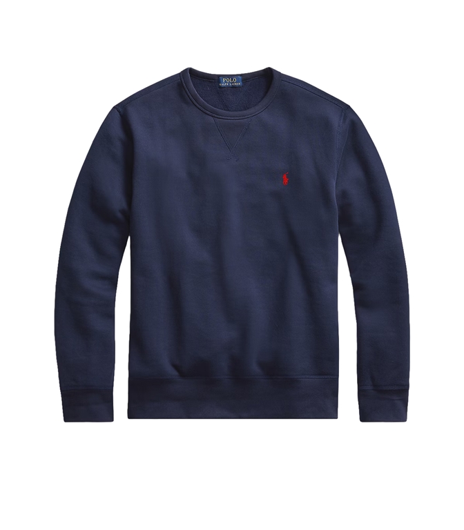 POLO RALPH LAUREN - Maglie - FELPA RL BLU NAVY CROCIERA