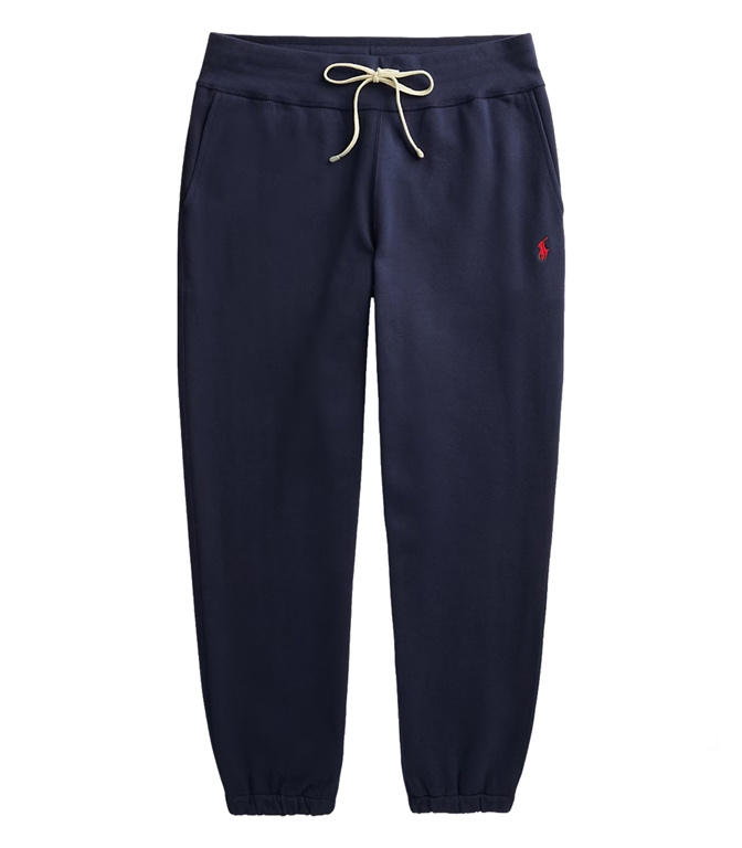 POLO RALPH LAUREN - Pantaloni - PANTALONI DA JOGGING IN FELPA RL BLU NAVY CROCIERA