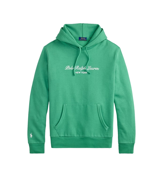 POLO RALPH LAUREN - Felpe - FELPA CON CAPPUCCIO E LOGO VERDE BATTELLO