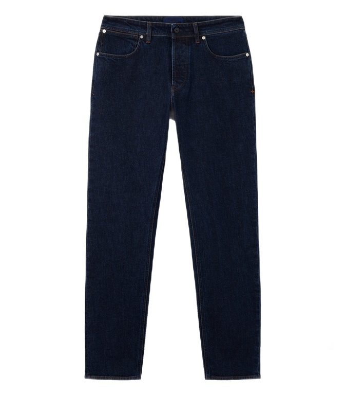 Stone Island - Pants - STRETCH INDIGO DENIM-RINSED BLUE RINSE