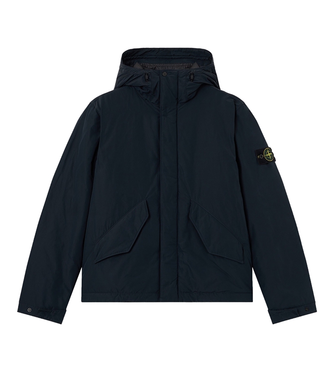 Stone Island - Giubbotti - MICRO TWILL BLU